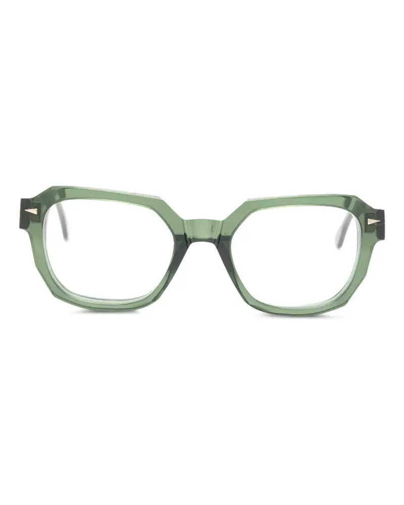 AHLEM Bellechasse Brille mit geometrischem Gestell - Grün Grün