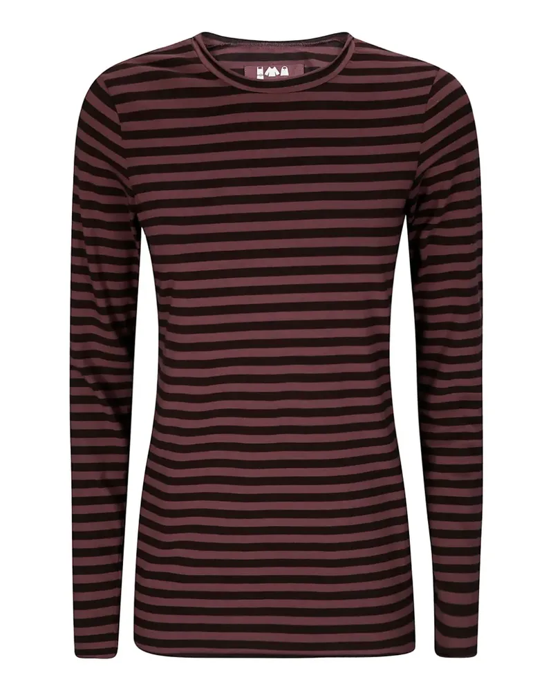 LABO.ART Gestreiftes Langarmshirt - Violett Violett