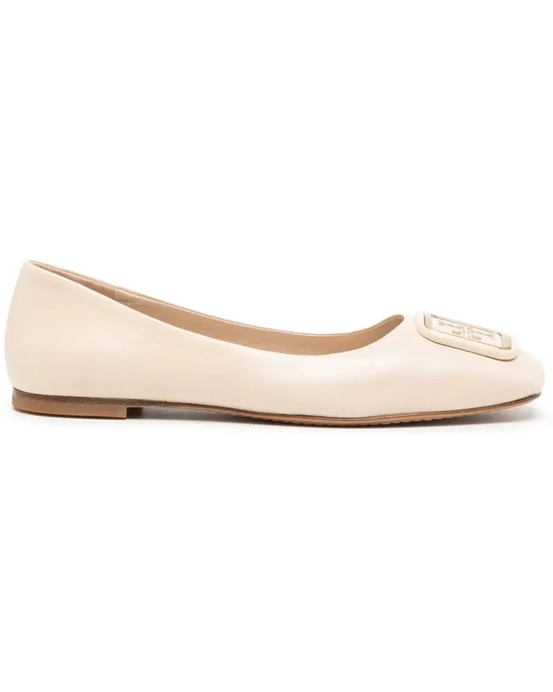 Tory Burch Georgia Ballerinas - Nude Nude