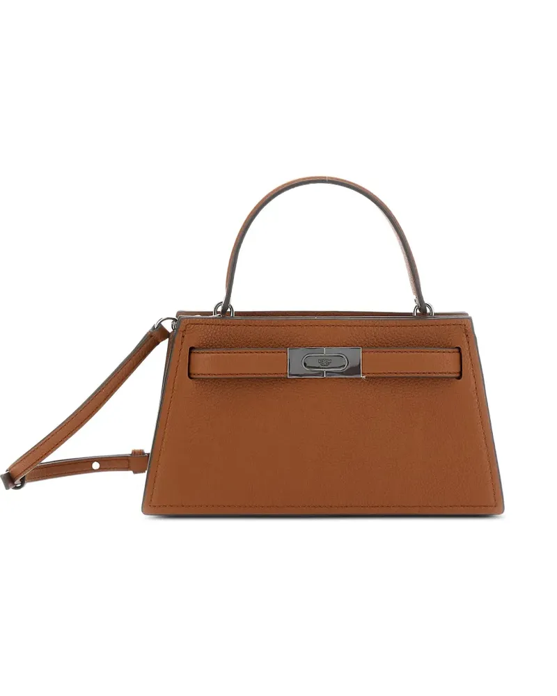 Tory Burch Mini Lee Radziwill Tote Bag - Braun Braun