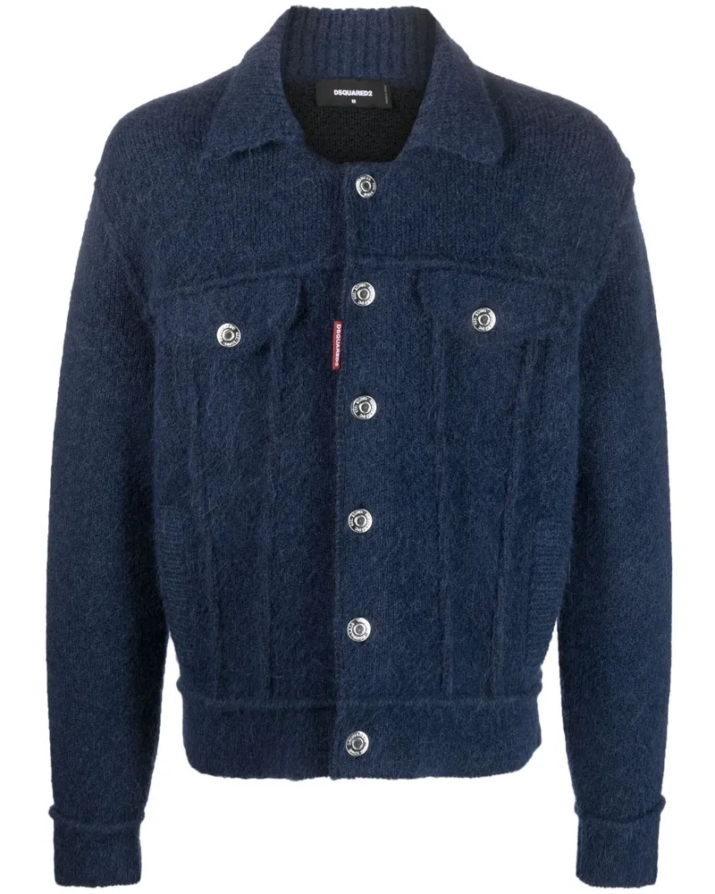 Dsquared2 Klassische Jacke - Blau Blau