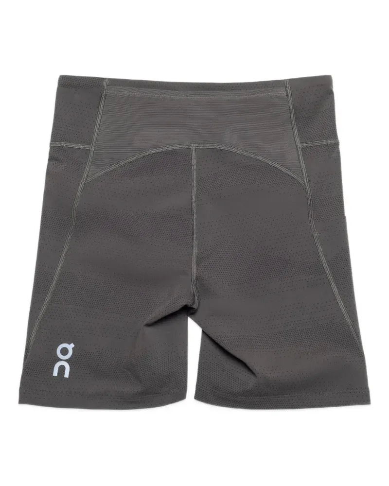 ON x Erewh logo-printed compression shorts - Braun Braun
