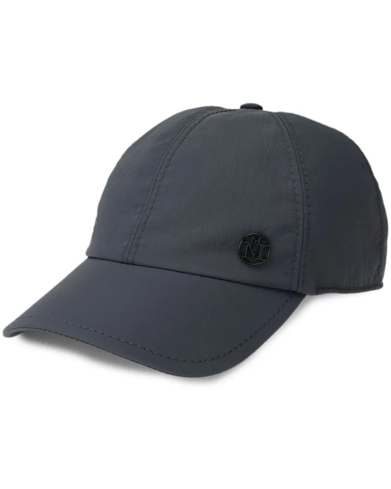 Maison Michel Baseballkappe mit Tiger-Patch - Grau Grau