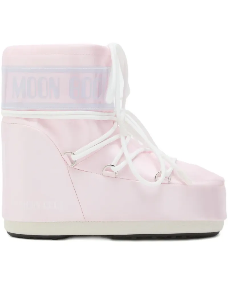 Moon Boot Wattierte Icon Stiefel - Rosa Rosa