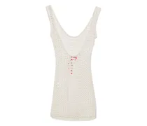 2020 Kleid in Häkelstrick - Weiß