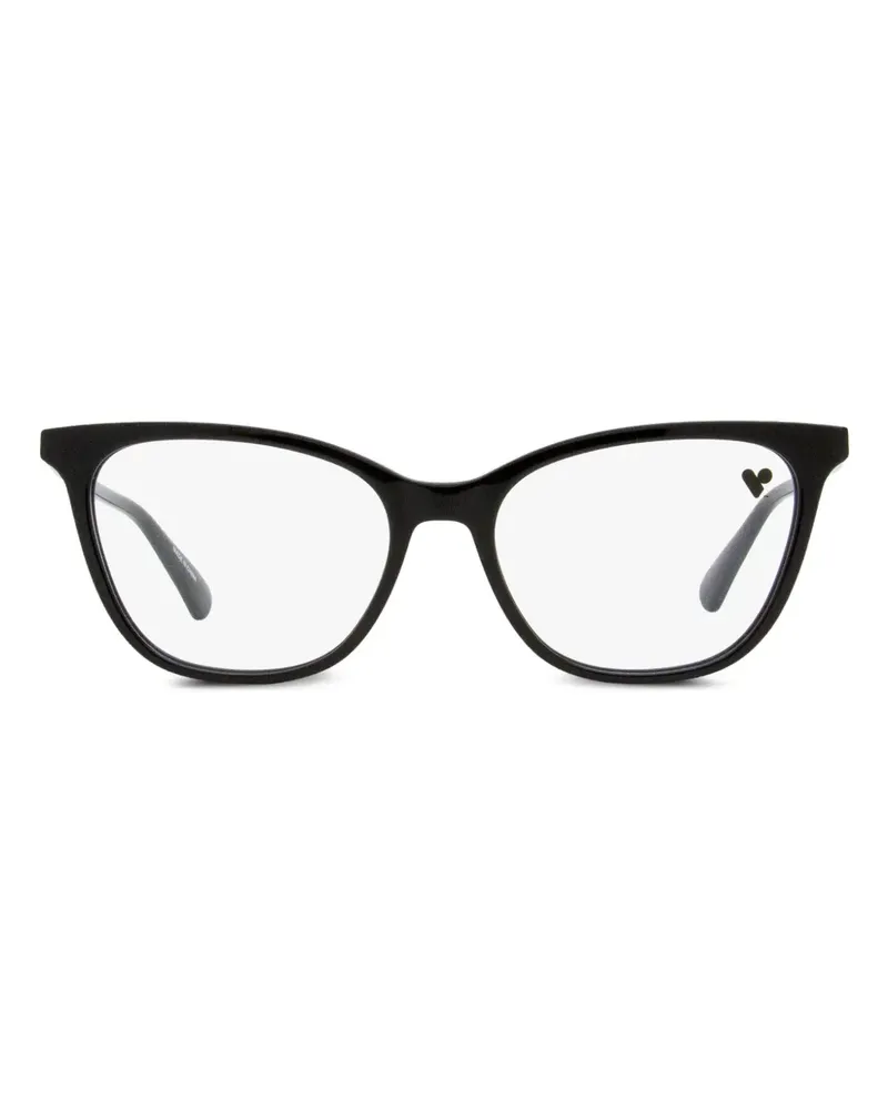 Longchamp Brille im Butterfly-Design - Schwarz Schwarz