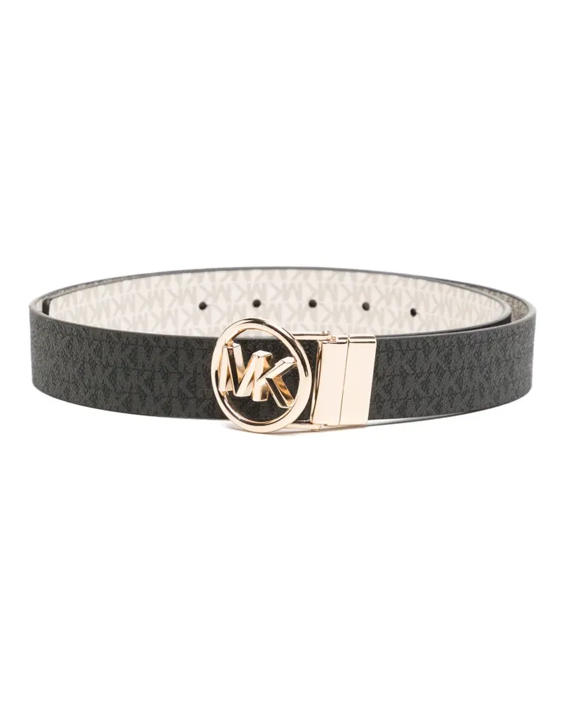 Michael Kors Gürtel mit Logo-Print - Grau Grau