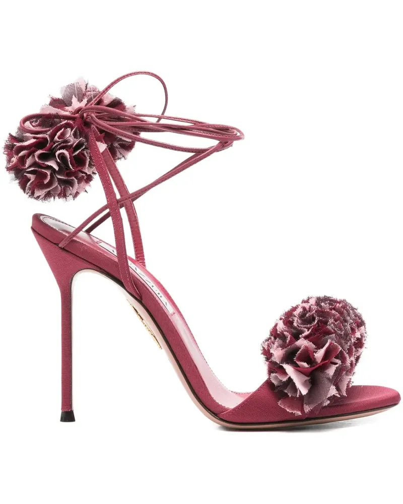 Aquazzura 105mm Cherry Kiss sandals - Rot Rot