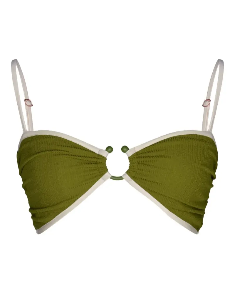 Johanna Ortiz Aquatic Days Bikinioberteil - Grün Grün