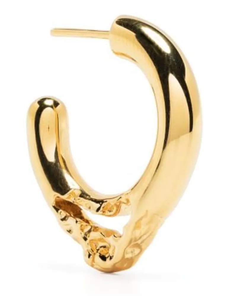 Maria Black Flea 15 Creole aus Sterlingsilber - Gold Gold