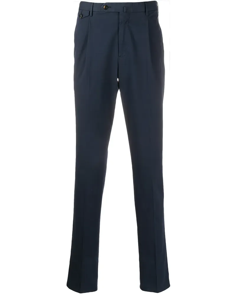 PT TORINO Chino mit geradem Bein - Blau Blau