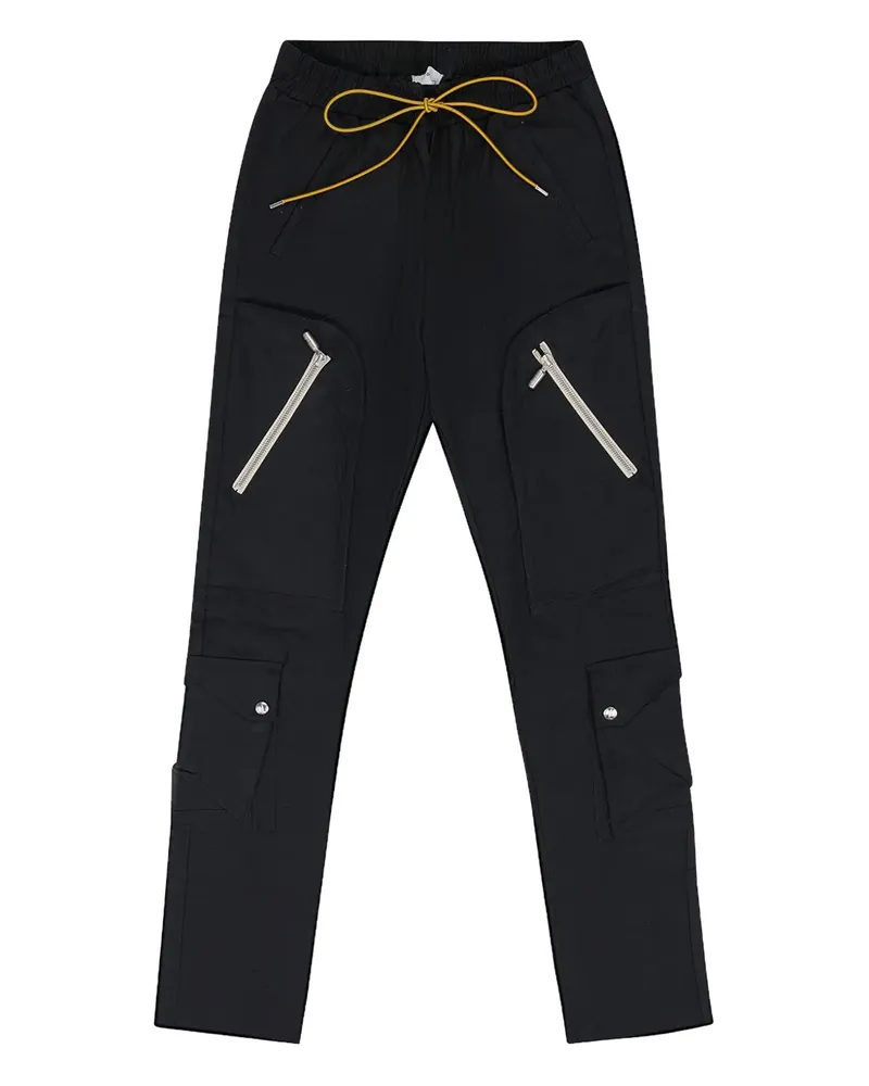 RHUDE Cargohose mit Kordelzug - Schwarz Schwarz