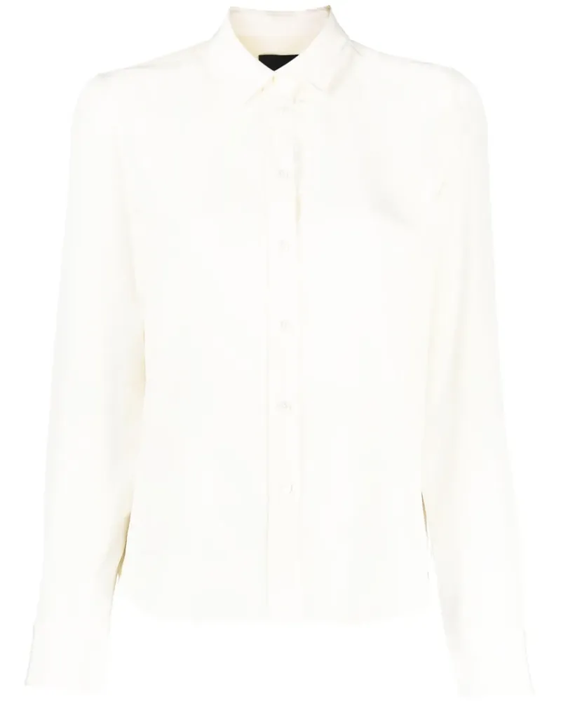 Nili Lotan Gaia Seidenhemd - Weiß Weiß