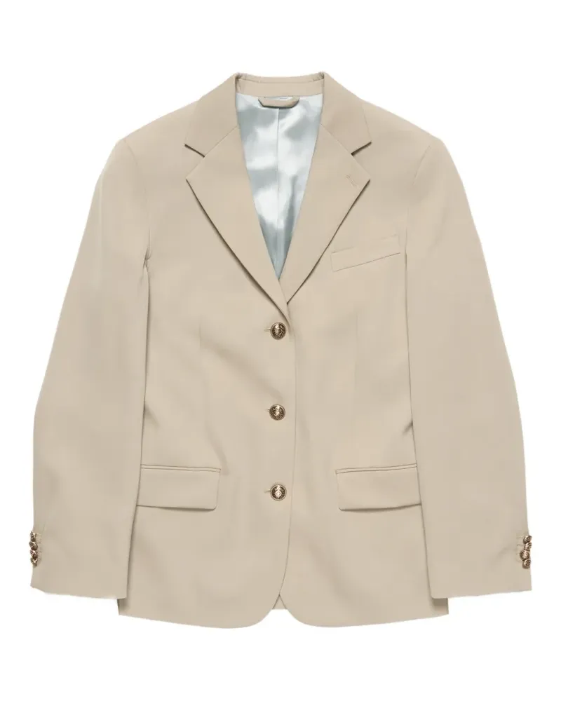 Acne Studios Wollblazer im Layering-Look - Nude Nude