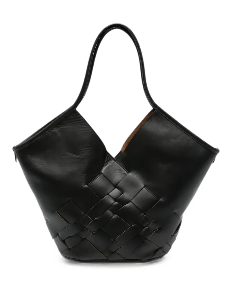 HEREU Coloma leather shoulder bag - Schwarz Schwarz