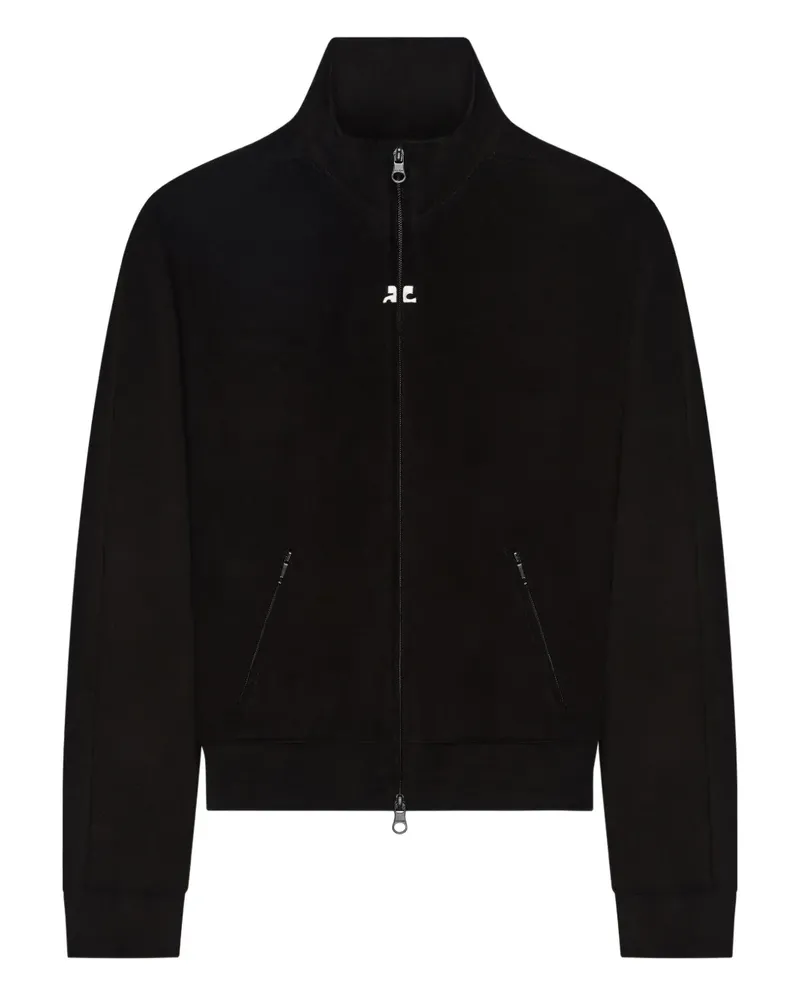 Courrèges Jacke mit Reißverschluss - Schwarz Schwarz
