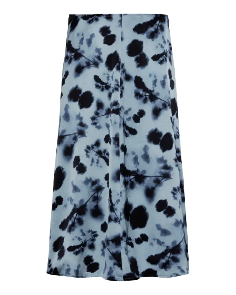 Calvin Klein printed midi skirt - Blau Blau