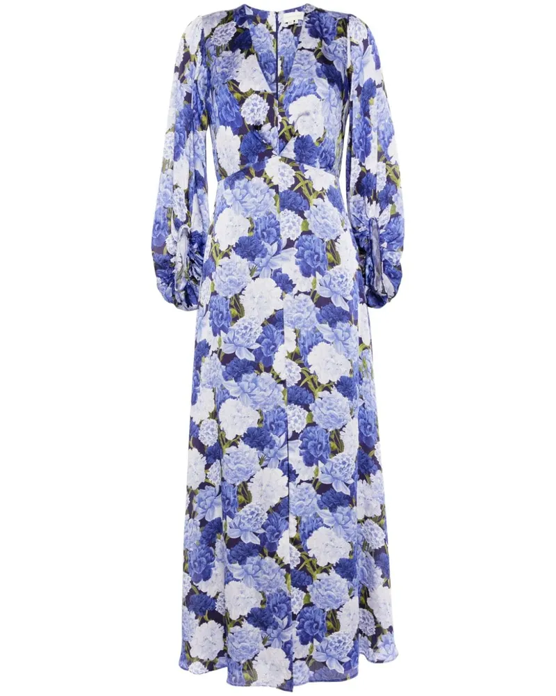 Sachin & Babi Jenny Maxikleid mit Blumen-Print - Blau Blau