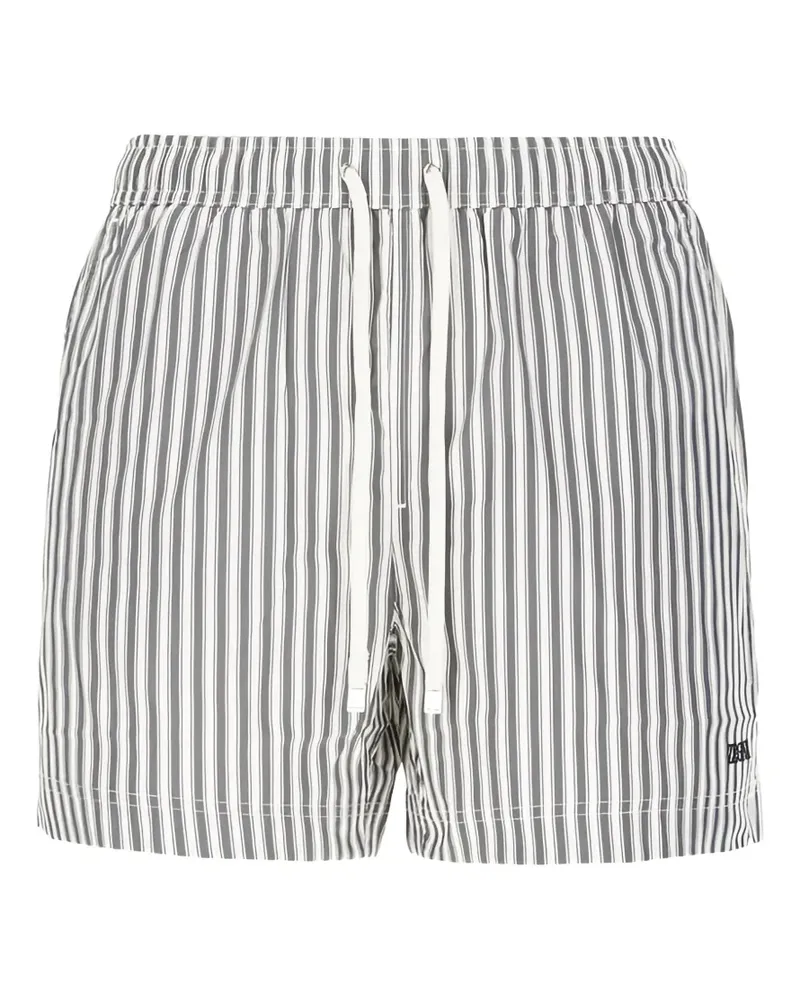 Ermenegildo Zegna striped drawstring swim shorts - Blau Blau