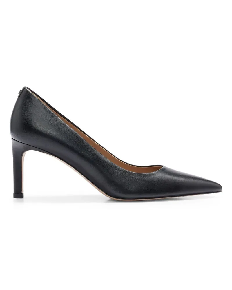 HUGO BOSS Pumps mit spitzer Kappe 70mm Schwarz