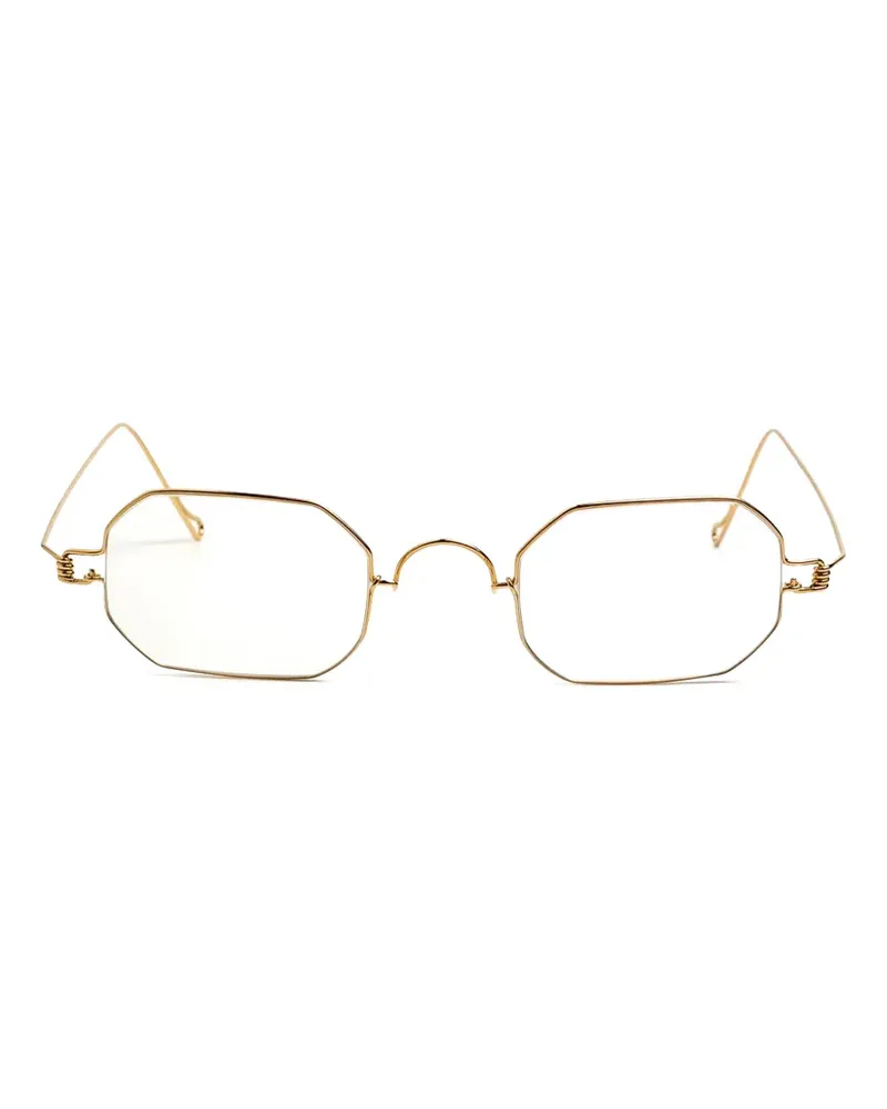Lindberg Precious Malthe Brille mit geometrischem Gestell - Gold Gold