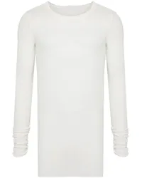 Rick Owens Rib LS T-Shirt Weiß