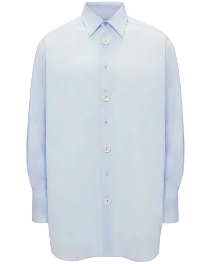 J.W.Anderson Hemd mit Ankerstickerei - Blau Blau