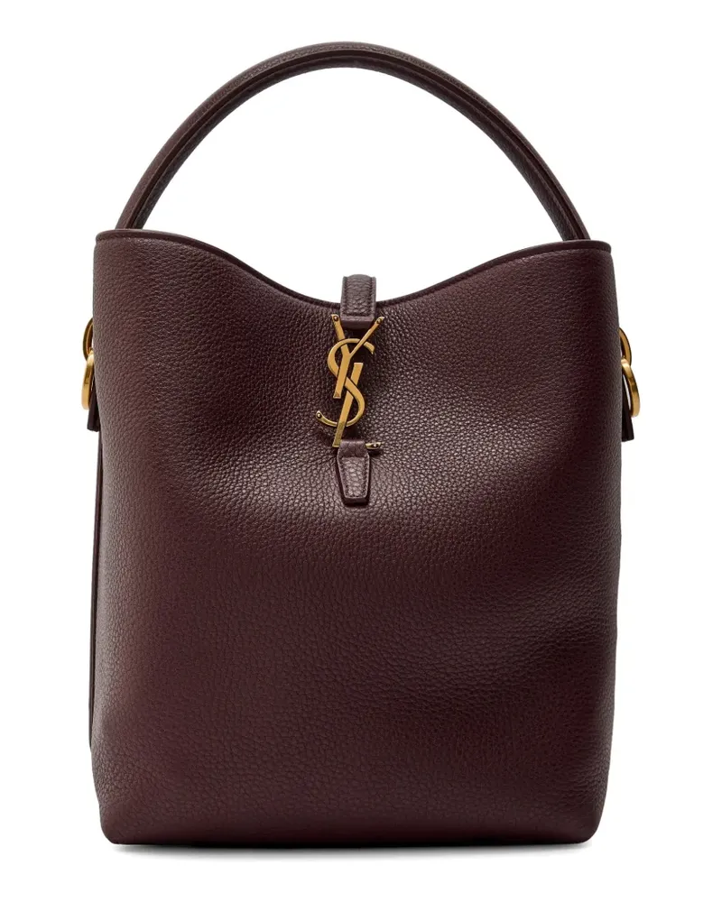 Saint Laurent Beuteltasche mit Logo - Braun Braun