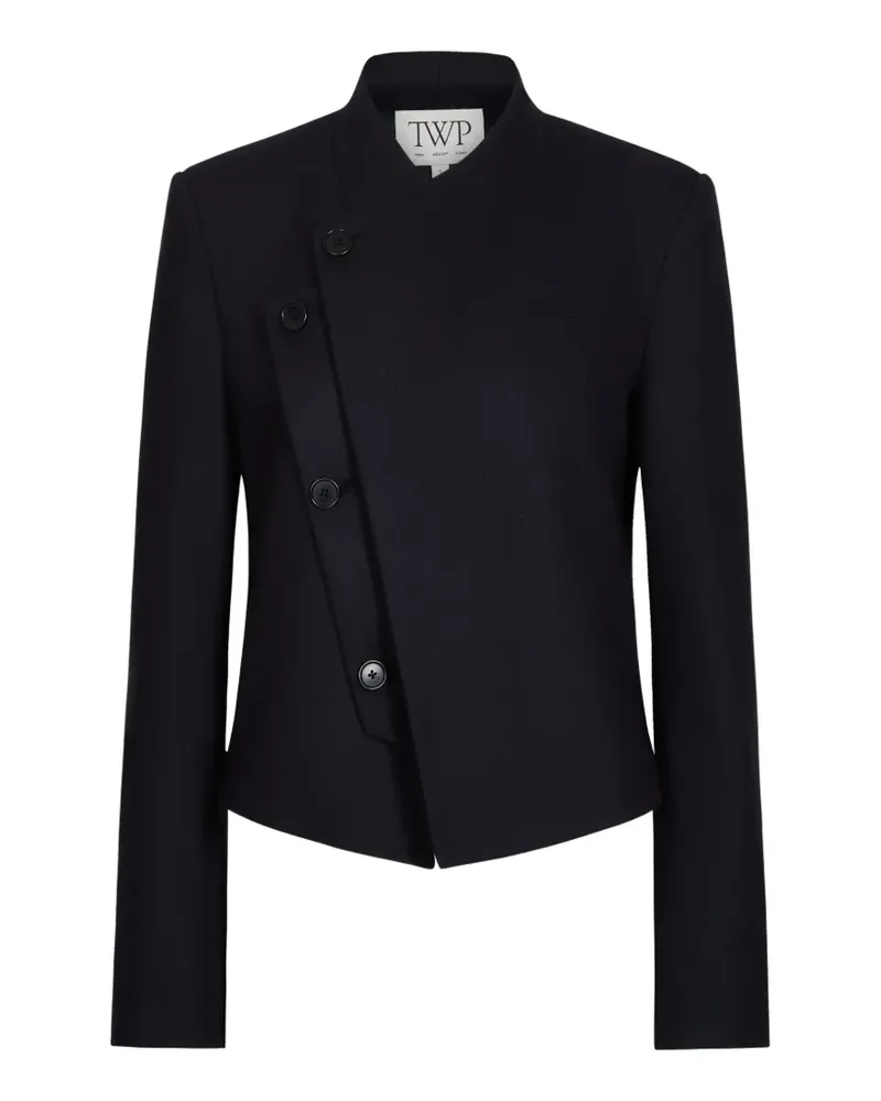 TWP Oli Blazer mit asymmetrischem Verschluss - Blau Blau