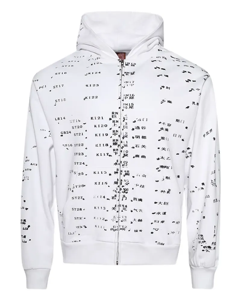 Praying Acupuncture Kapuzenjacke - Weiß Weiß