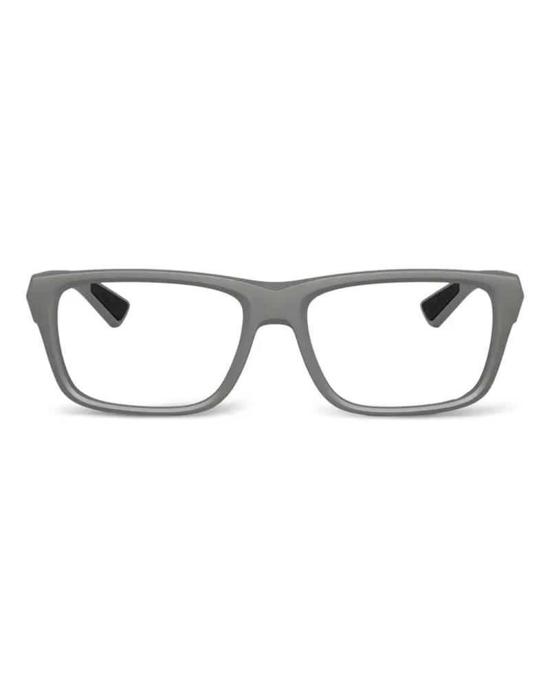 Prada Brille mit eckigem Gestell - Grau Grau