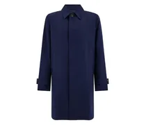 Geknöpfter Trenchcoat mit Handgelenkschlaufen - Blau