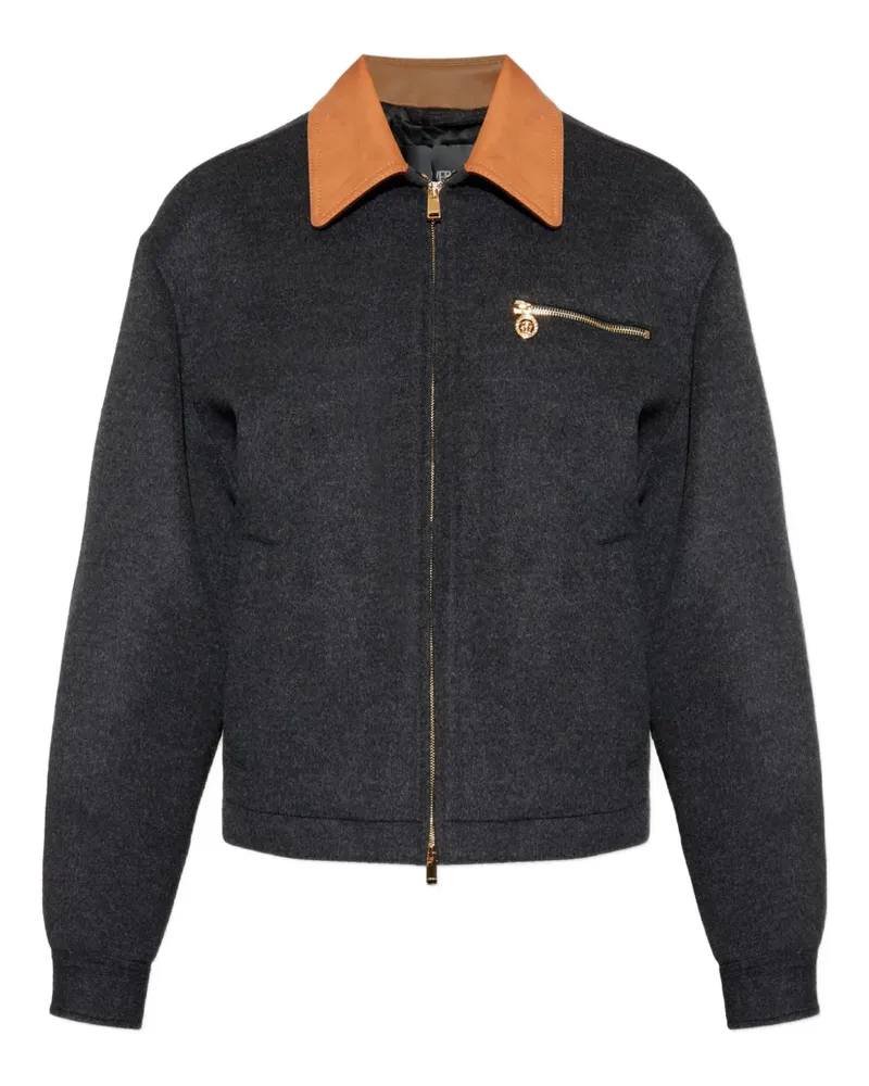 Versace zip-fastening jacket - Grau Grau