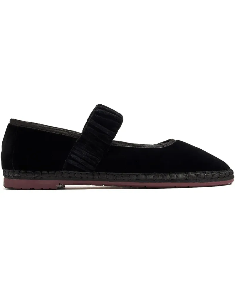 FLABELUS cotton espadrilles - Schwarz Schwarz