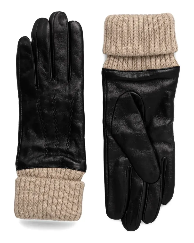 EMU Gesteppte Skihandschuhe - Schwarz Schwarz