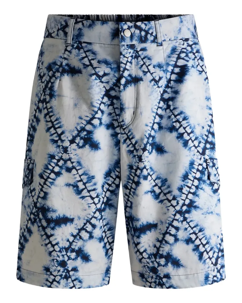 FUSALP Shorts mit Rautenmuster - Weiß Weiß