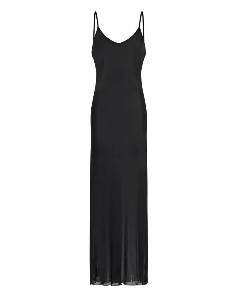Roberto Cavalli Ärmelloses Maxikleid - Schwarz Schwarz