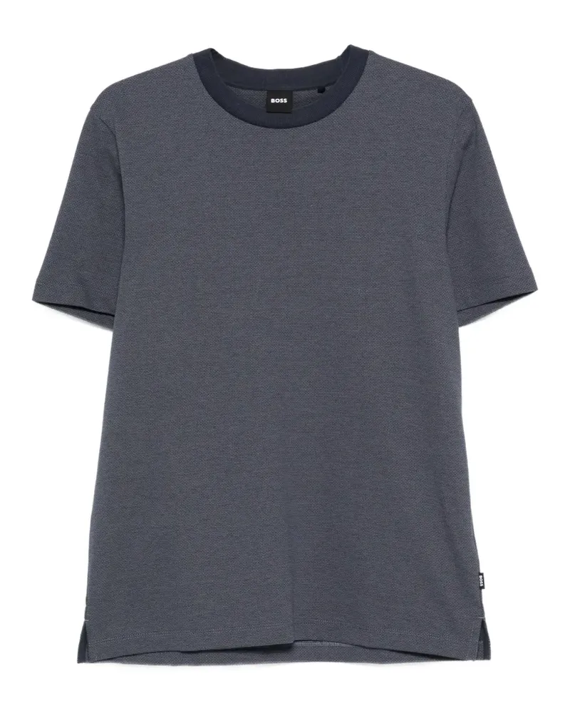 HUGO BOSS crew-neck T-shirt - Blau Blau
