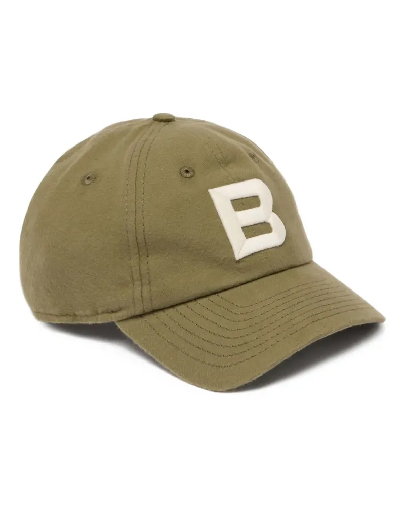 Bally Baseballkappe mit Logo-Stickerei - Grün Grün