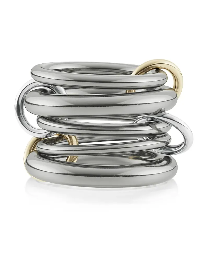 Spinelli Kilcollin Vela Ring mit 18kt Gelbgold-Elementen - Silber Silber