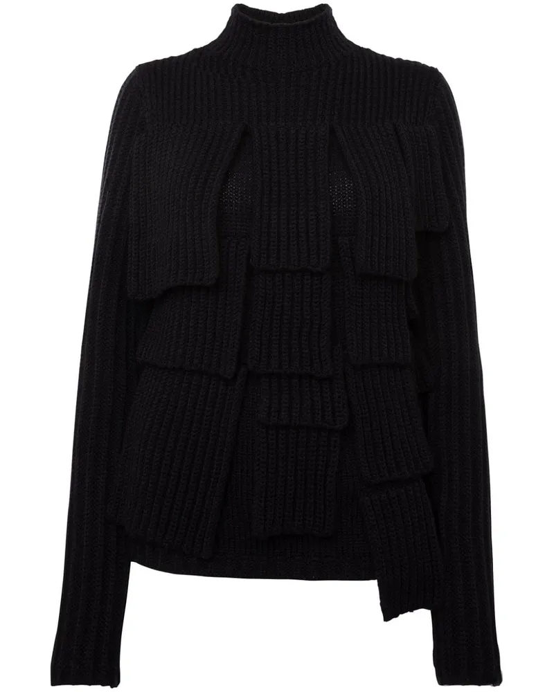 J.W.Anderson Pullover mit Klappenverschluss - Blau Blau
