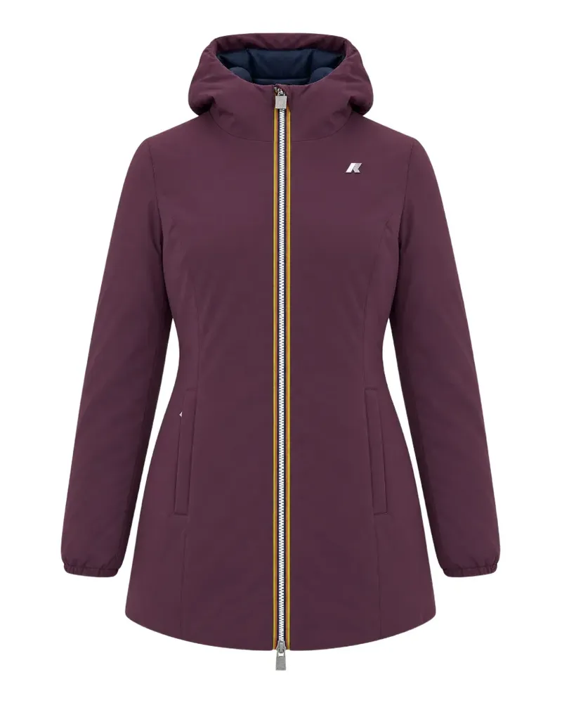 K-Way Denise St reversible hooded jacket - Violett Violett