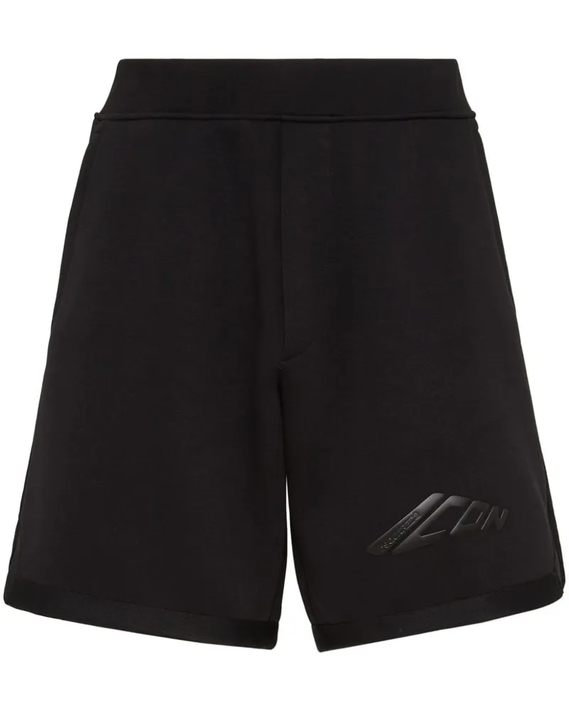 Dsquared2 Joggingshorts mit Stretchbund - Schwarz Schwarz