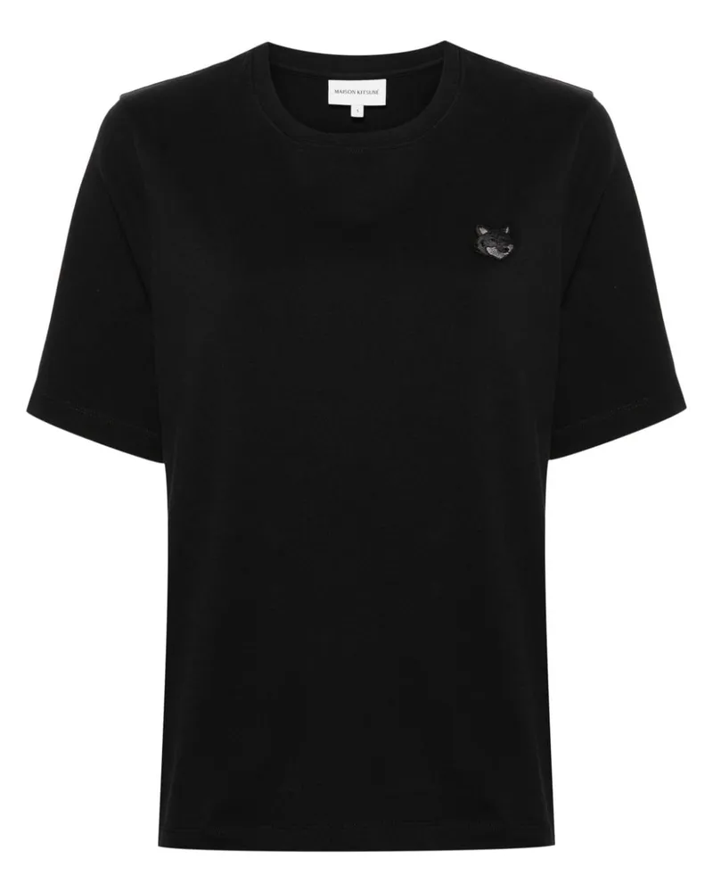 Kitsuné Bold Fox T-Shirt Schwarz