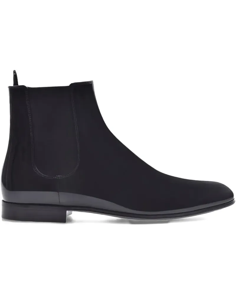 Gianvito Rossi Alain Stiefel mit elastischen Einsätzen - Schwarz Schwarz
