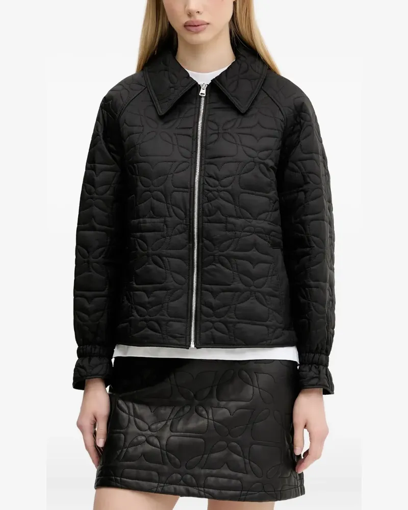 HUGO BOSS Gesteppte Jacke - Schwarz Schwarz