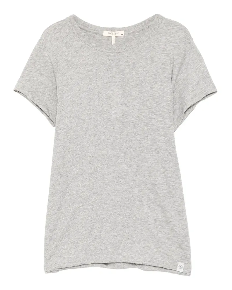Rag & Bone T-Shirt aus Flammengarn - Grau Grau
