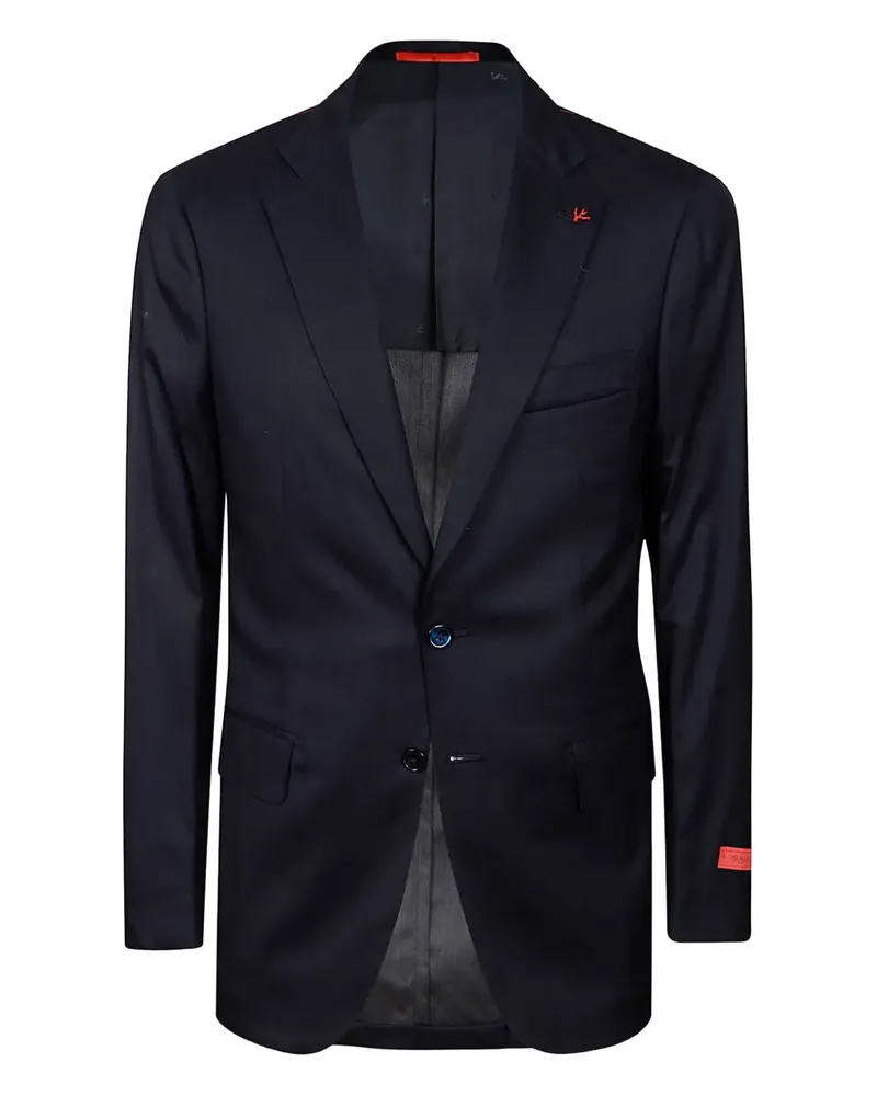Isaia Einreihiger Anzug - Blau Blau