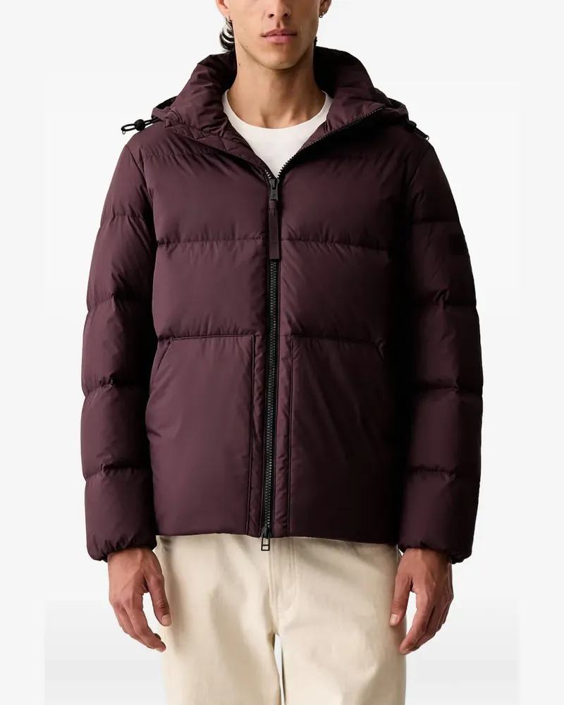 Marc O'Polo quilted hooded jacket - Violett Violett