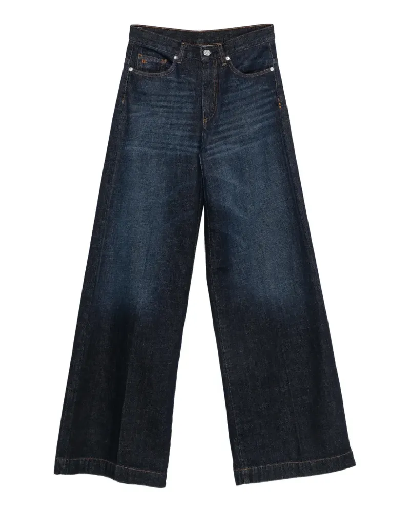 nine:inthe:morning Nadia Wide-Leg-Jeans - Blau Blau